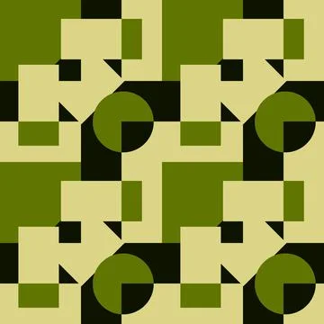 Seamless pattern, infinite texture - Illustration - on a square background -  Stock Illustration