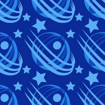 Seamless pattern, infinite texture - Illustration on a square background - st Stock Illustration