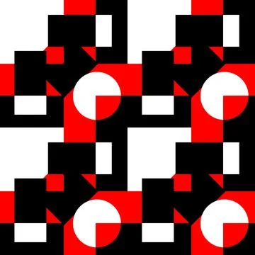 Seamless pattern, infinite texture - Illustration - on a square background -  Stock Illustration