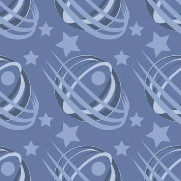 Seamless pattern, infinite texture - Illustration on a square background - st Stock Illustration