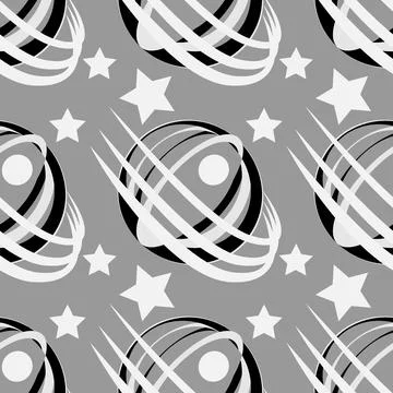 Seamless pattern, infinite texture - Illustration on a square background - st Stock Illustration