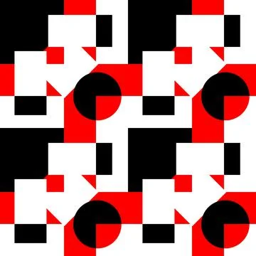 Seamless pattern, infinite texture - Illustration - on a square background -  Stock Illustration