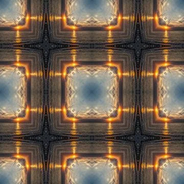 Seamless pattern, infinite texture, tile, square - Illustration - graphics. S Illustrazione stock
