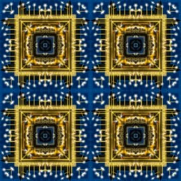 Seamless pattern, infinite texture, tile, square - Illustration - graphics. S Stock Illustration