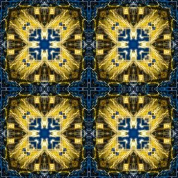 Seamless pattern, infinite texture, tile, square - Illustration - graphics. S Stock Illustration