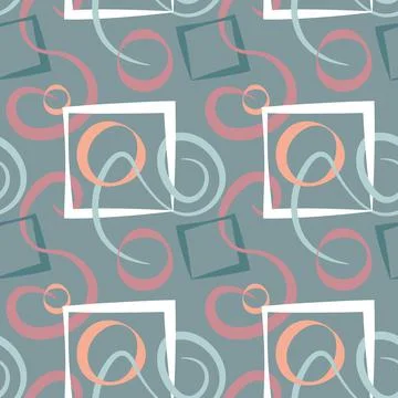 Seamless pattern, infinite texture. Wallpapers, textiles, packaging, backgrou Illustrazione stock