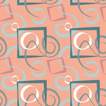 Seamless pattern, infinite texture. Wallpapers, textiles, packaging, backgrou Stock Illustration