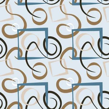 Seamless pattern, infinite texture. Wallpapers, textiles, packaging, backgrou Stock Illustration