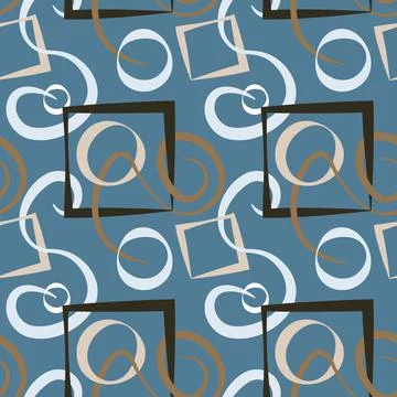 Seamless pattern, infinite texture. Wallpapers, textiles, packaging, background Stock Illustration