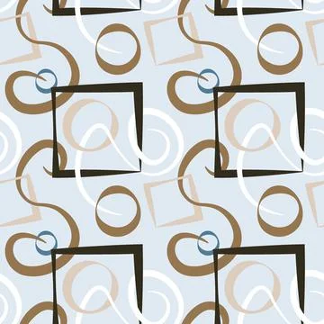 Seamless pattern, infinite texture. Wallpapers, textiles, packaging, background Stock Illustration