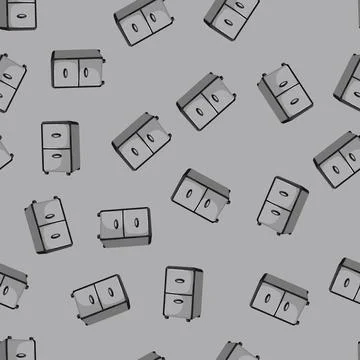 Seamless pattern information file cabinet cartoon vector Stock Illustration