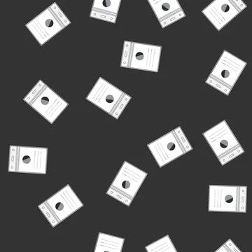 Seamless pattern information id card cartoon vector Stock Illustration