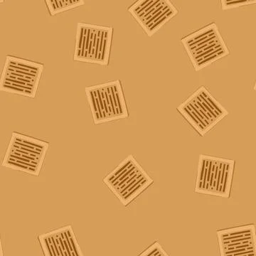Seamless pattern infrastructure drain cover cartoon vector Stock Illustration