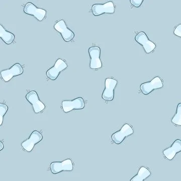 Seamless pattern infusion iv drip bag cartoon vector 스톡 일러스트