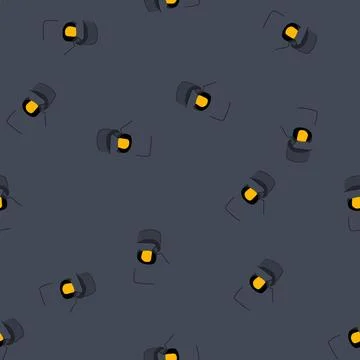 Seamless pattern ing spotlight stage cartoon vector Stock Illustration