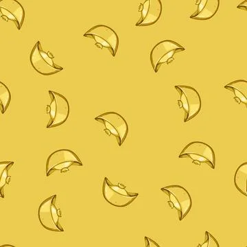 Seamless pattern ingot yuan bao cartoon vector Illustrazione stock