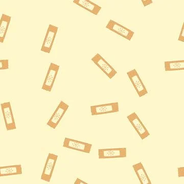 Seamless pattern innovation smart patch cartoon vector Stockillustratie