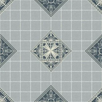 Seamless pattern inspired from traditional Danish Hedebo embroidery vector Stock Illustration