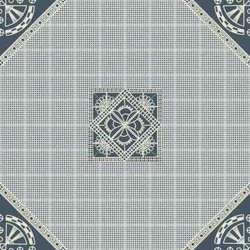 Seamless pattern inspired from traditional Danish Hedebo embroidery vector Illustrazione stock