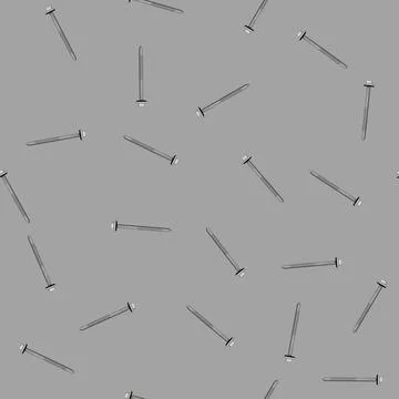 Seamless pattern installation roofing screw cartoon vector Stock Illustration