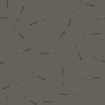 Seamless pattern instrument flute cartoon vector Stock Illustration