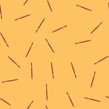 Seamless pattern instrument flute cartoon vector Illustrazione stock