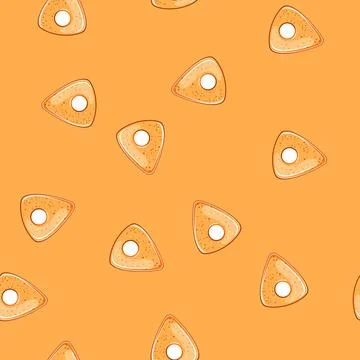 Seamless pattern instrument guitar pick cartoon vector sign Stock Illustration