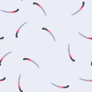 Seamless pattern instrument saw hand cartoon vector Stock Illustration