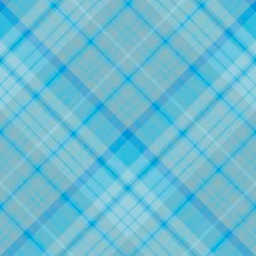 Seamless pattern in interesting creative blue colors for plaid, fabric, Illustrazione stock