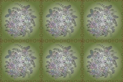 Seamless pattern interesting super nice abstract and cute picture Stock Illustration