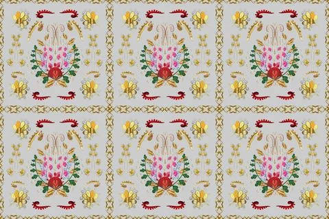 Seamless pattern interesting super nice abstract and cute picture Illustrazione stock