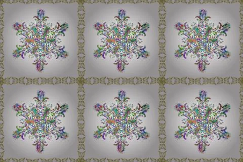 Seamless pattern interesting super nice abstract and cute picture Stock Illustration