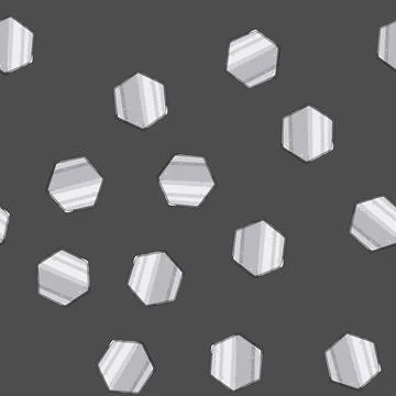 Seamless pattern interface metal game button cartoon vector イラスト素材
