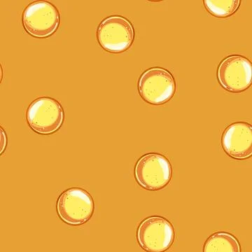 Seamless pattern interface round game button cartoon vector Illustrazione stock
