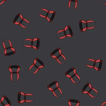 Seamless pattern interior boat seats cartoon vector イラスト素材