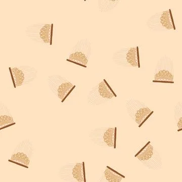 Seamless pattern interior macrame wall hanging cartoon vector イラスト素材