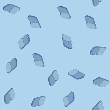 Seamless pattern interior seat cushion cartoon vector イラスト素材