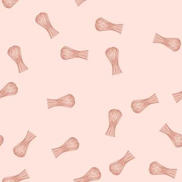 Seamless pattern interior vase flower ceramic cartoon vector 스톡 일러스트