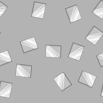 Seamless pattern interior wall mirror cartoon vector イラスト素材