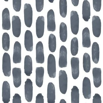 Seamless pattern of intermittent strokes of watercolor paint on a white bac.. Stock Illustration