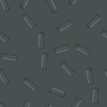 Seamless pattern internet dsl modem cartoon vector Stock Illustration
