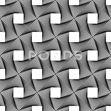 Seamless pattern with intertwined, braided lines texture. Vector