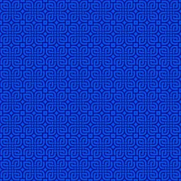Seamless pattern of interwoven lines in the form of a blue squares 스톡 일러스트