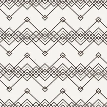 Seamless pattern of interwoven lines Illustrazione stock