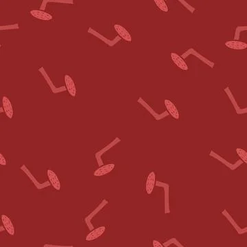 Seamless pattern iron bent nail cartoon vector Illustrazione stock
