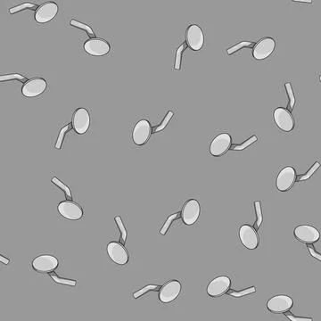 Seamless pattern iron bent nail cartoon vector Ilustração Stock