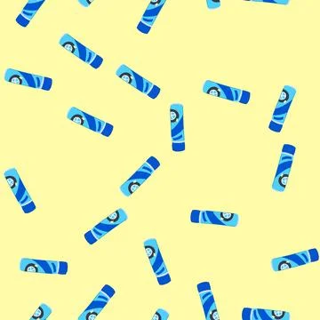 Seamless pattern iron wheel cleaner cartoon vector Illustrazione stock