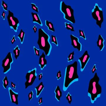 Seamless pattern Irregular geometrical shapes (EPS, vector) Stock Illustration