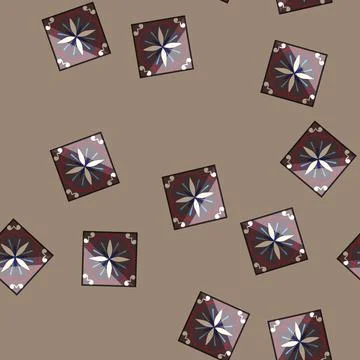 Seamless pattern islamic arabic mosaic tile cartoon vector 库存插图