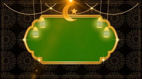 Seamless pattern islamic background with spotlight effect Stock Footage 296286460